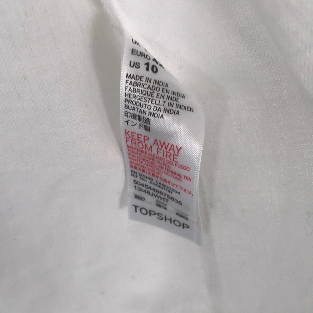 Topshop white button down - Picture 3 of 5